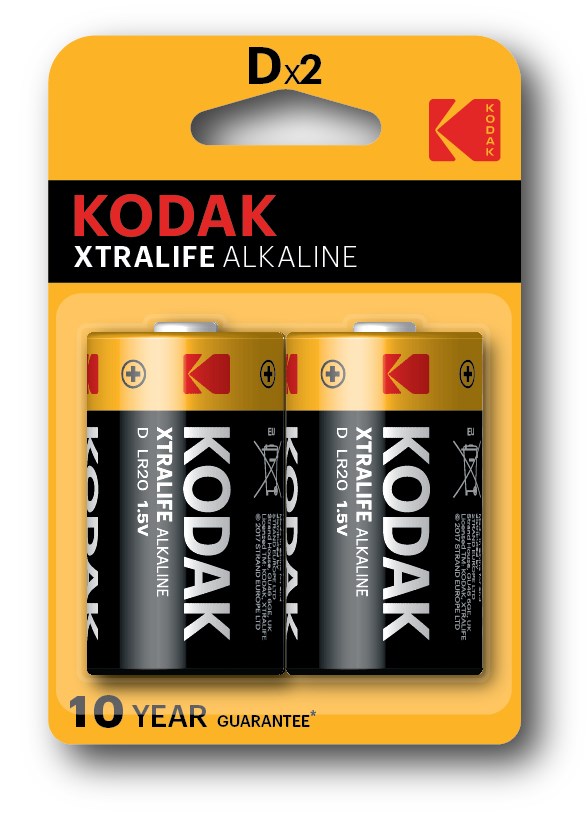 Kodak KDXLR20PB2 Baterie na jedno použití D Alkalický