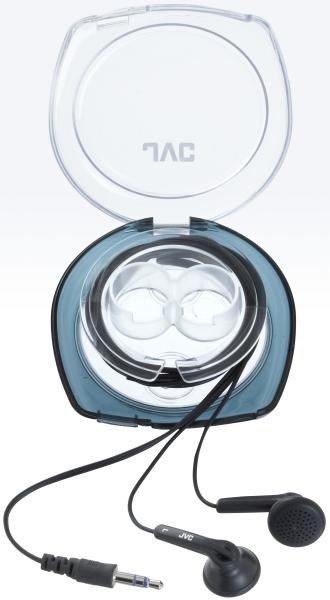 JVC Ear Bud Headphone Sluchátka Do ucha Konektor 3,5 mm Černá