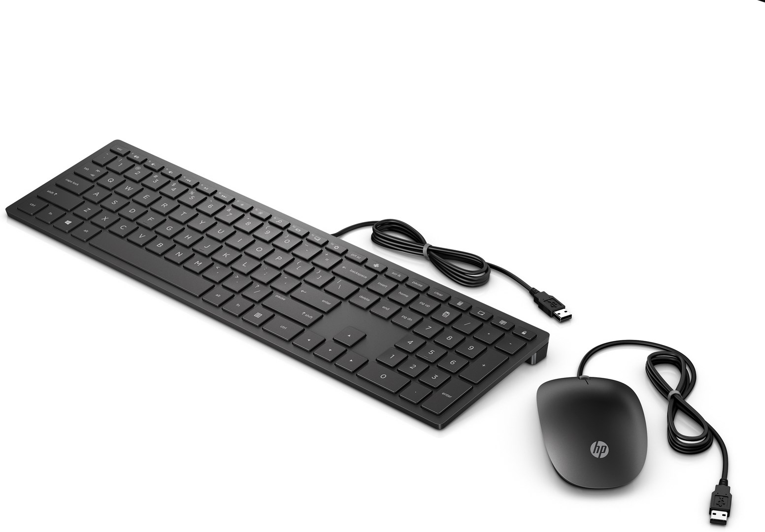 HP Pavilion 400 klávesnice USB Černá