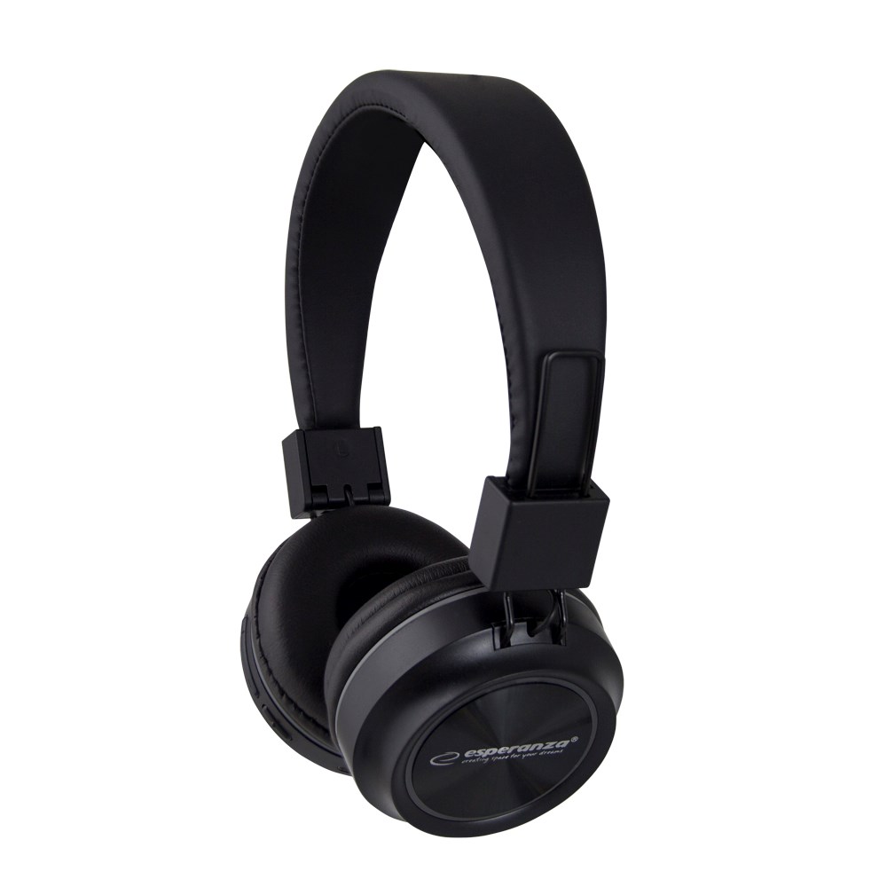 Esperanza EH219 Sluchátka Bluetooth RGB Headband, černá