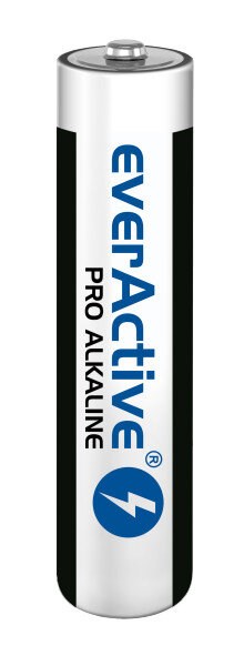 Alkalické baterie everActive Pro Alkaline LR03 AAA - sáček 10 kusů
