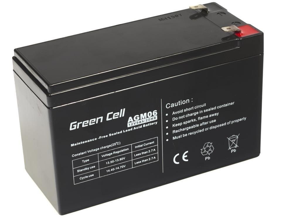 Green Cell AGM06 baterie do UPS Olověná (VRLA) 12 V 9 Ah