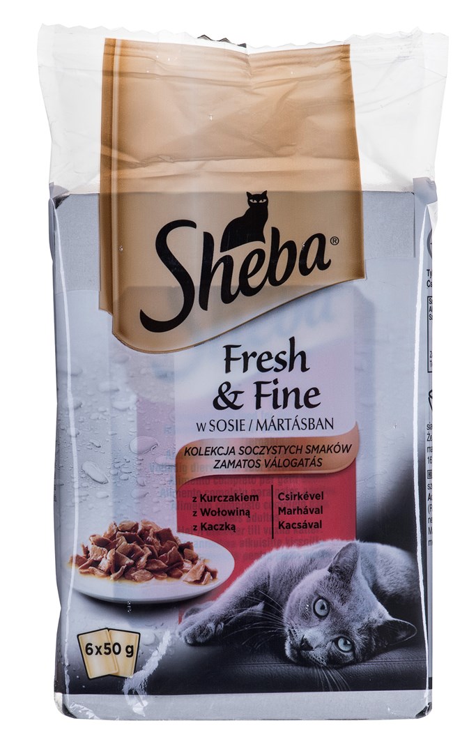 Sheba Fresh & Fine Mini Maso v omáčce 6 x 50 g