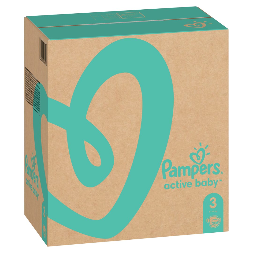 Pampers ABD Monthly Box S3 208 ks.