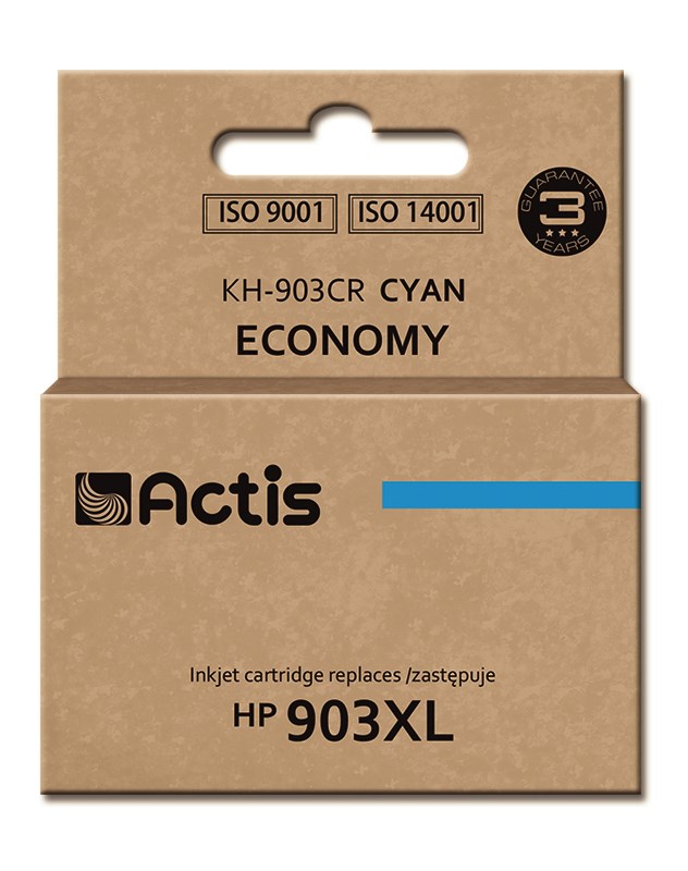 Actis Inkoust KH-903CR (náhrada za HP 903XL T6M03AE; standardní; 12 ml; modrý) - nový čip