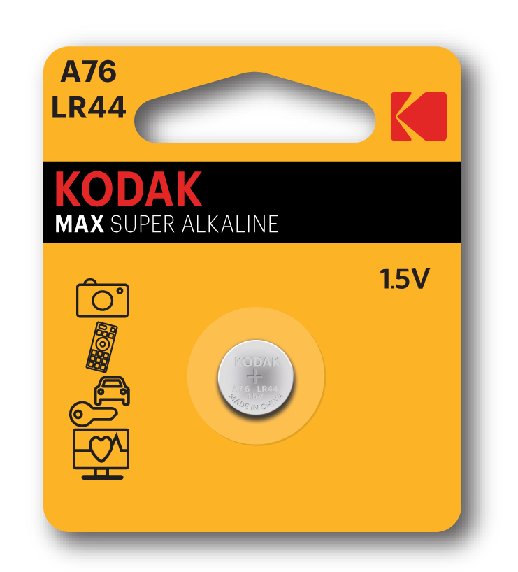 Kodak MAX A76 LR44 Baterie na jedno použití Alkalický
