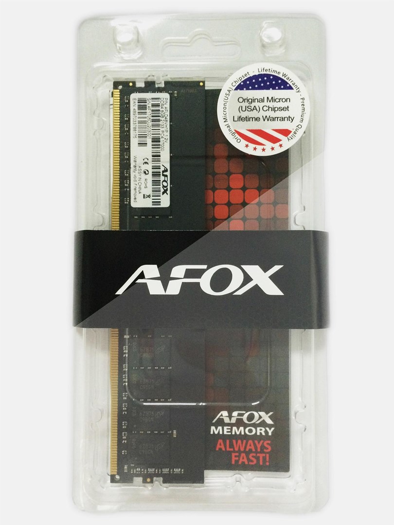 AFOX DDR4 4G 2666MHZ MICRON CHIP paměťový modul