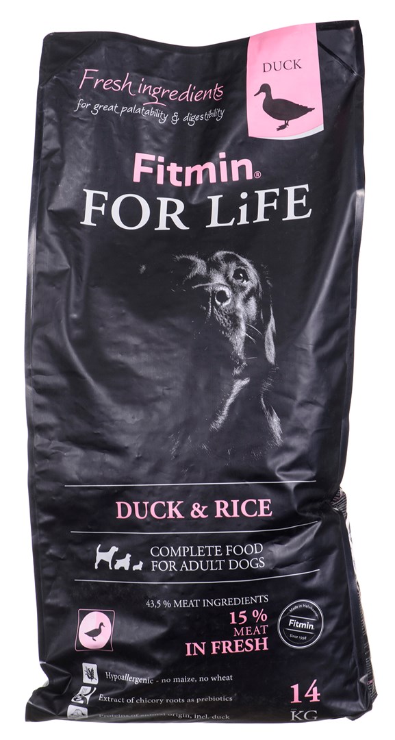 FITMIN For Life 14 kg Adult Kachna, Rýže