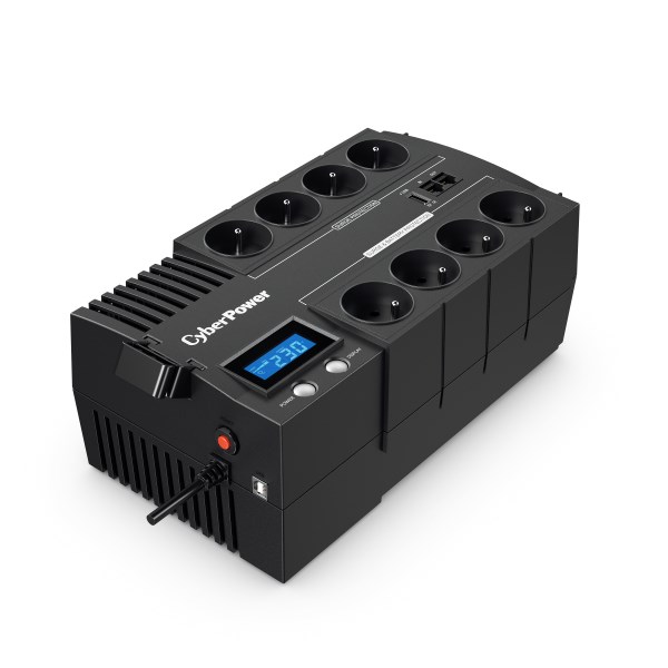 CyberPower BR700ELCD-FR zdroj nepřerušovaného napětí Line-interaktivní 0,7 kVA 420 W 8 AC zásuvky / AC zásuvek