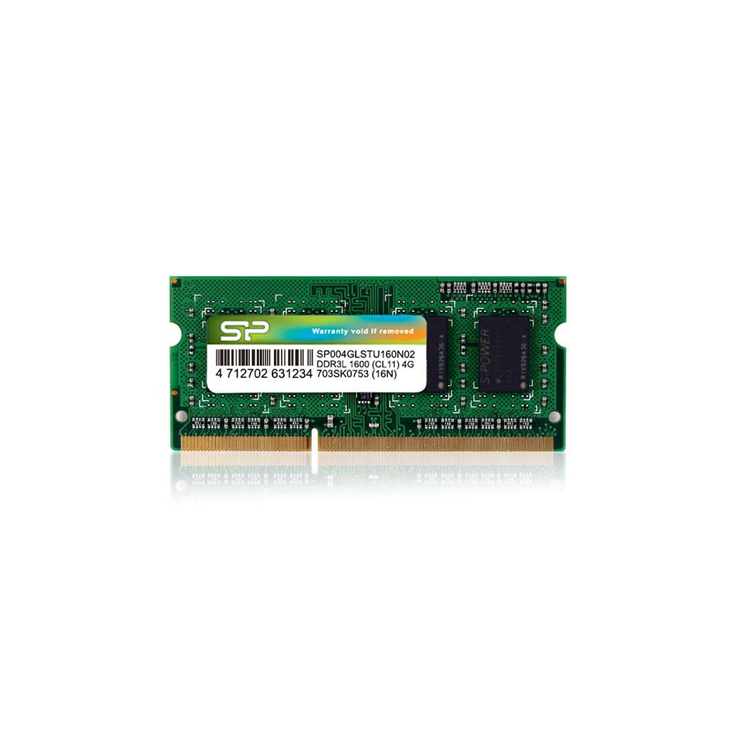 Silicon Power SP004GLSTU160N02 paměťový modul 4 GB 1 x 4 GB DDR3L 1600 MHz