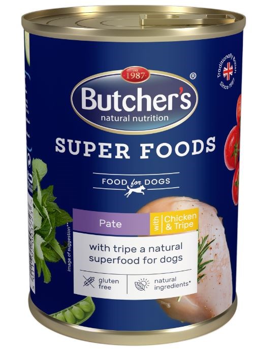 Butcher’s Super Foods pate with chicken and tripe 400g