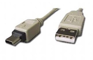 Gembird CC-USB2-AM5P-6 USB kabel 1,8 m USB 2.0 USB A Mini-USB B Bílá