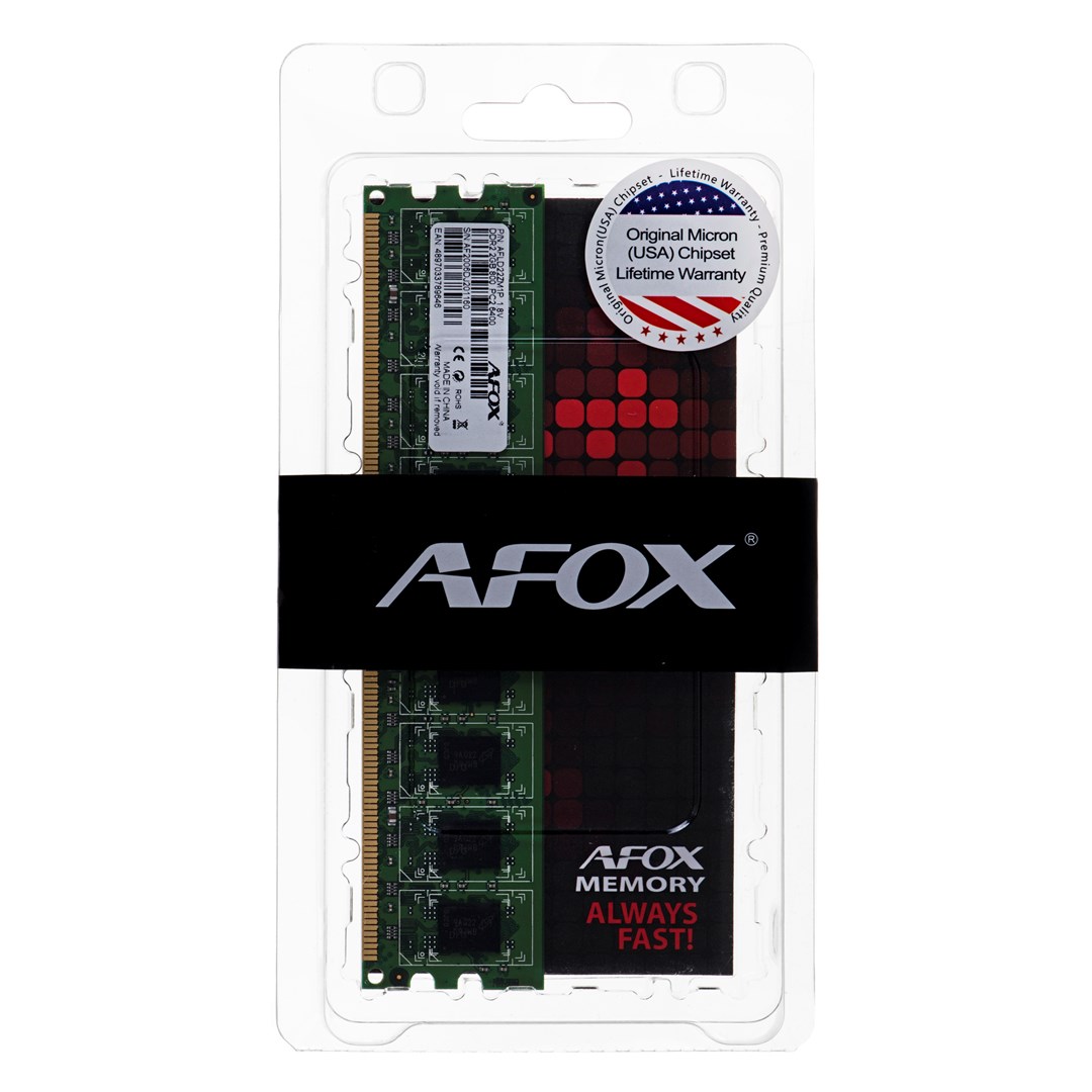 AFOX RAM DDR2 2G 800MHZ