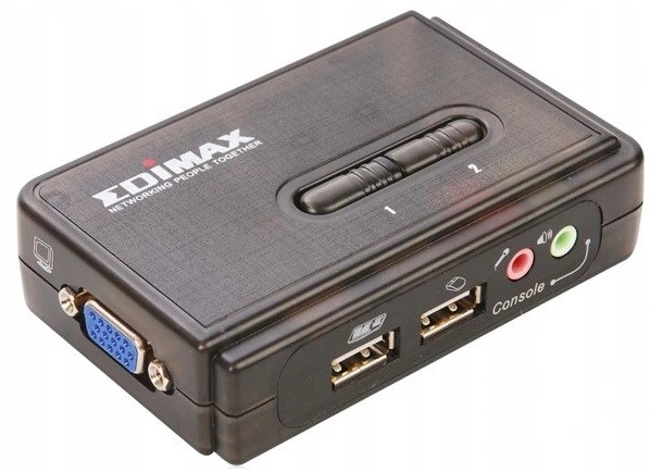 Edimax EK-UAK2 USB KVM Switch konzolový (KVM) přepínač