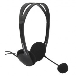 Esperanza EH102 sluchátka / náhlavní souprava Sluchátka s mikrofonem Kabel Přes hlavu Hovory/hudba Černá