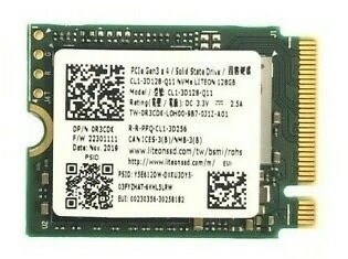 SSD Liteon CL1-3D128-Q11 128GB M.2 PCIe NVMe