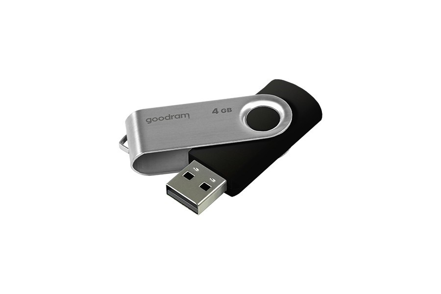 Goodram UTS2 USB paměť 4 GB USB Typ-A 2.0 Černá, Stříbrná