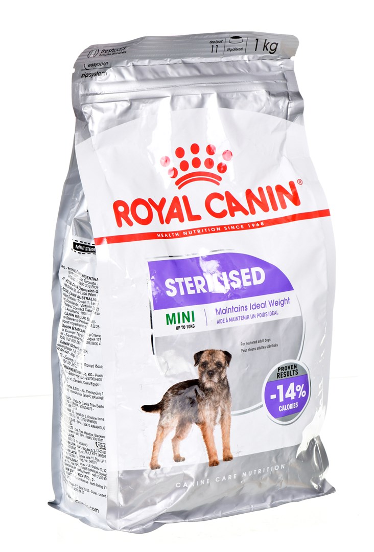ROYAL CANIN Mini Sterilised - suché krmivo pro dospělé psy malých plemen, po sterilizaci - 1kg