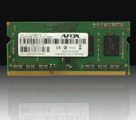 AFOX SO-DIMM DDR3 4GB paměťový modul 1600 MHz