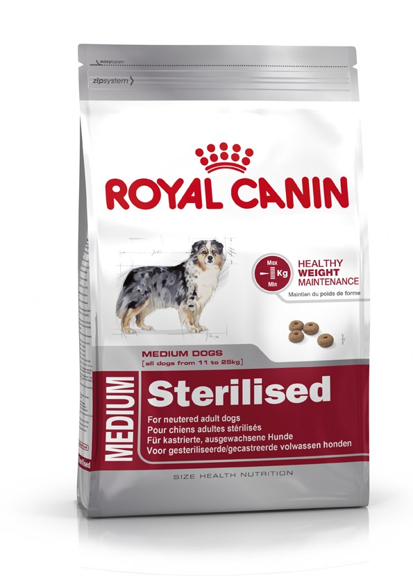 Royal Canin Medium Sterilised 3,5 kg Adult Kukuřice, Drůbež