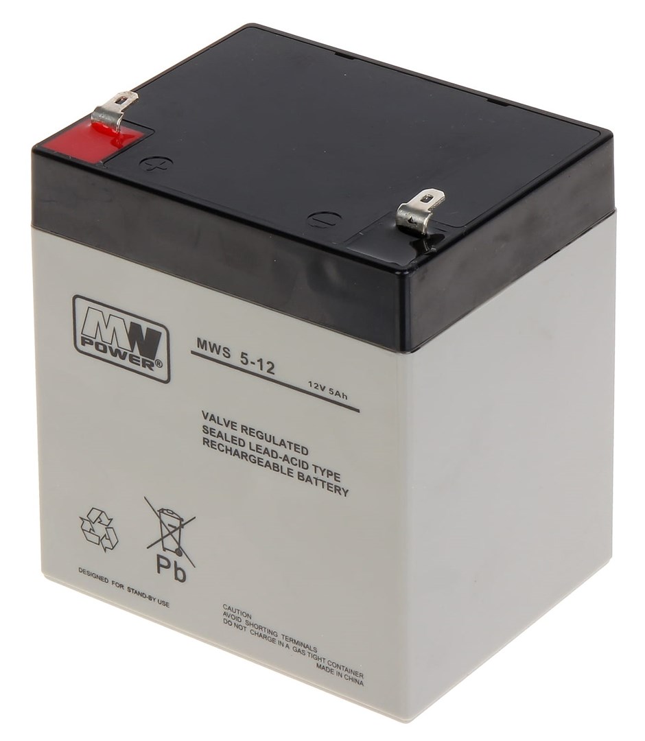 MW Power MWS 5-12 baterie do UPS Olověná (VRLA) 12 V 5 Ah