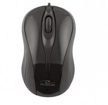 TITANUM TM103K myš USB Typ-A Optický 1000 DPI Pro praváky i leváky