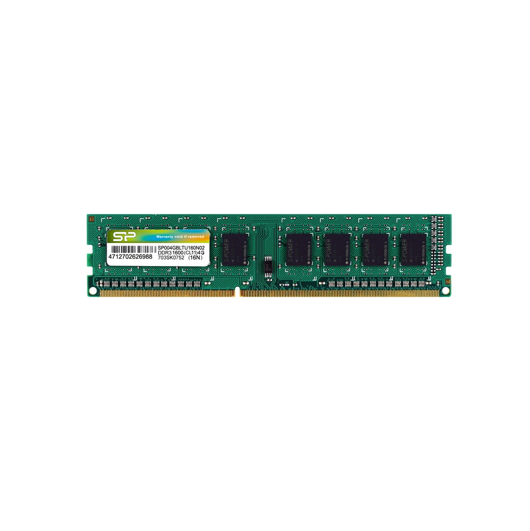 Silicon Power SP004GBLTU160N02 paměťový modul 4 GB DDR3 1600 MHz