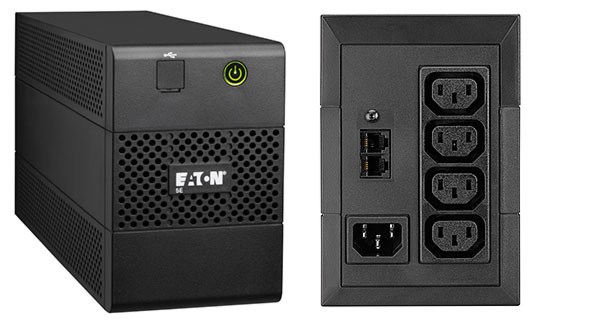 Eaton 5E 850I USB DIN Line-interaktivní 0,85 kVA 480 W 3 AC zásuvky / AC zásuvek