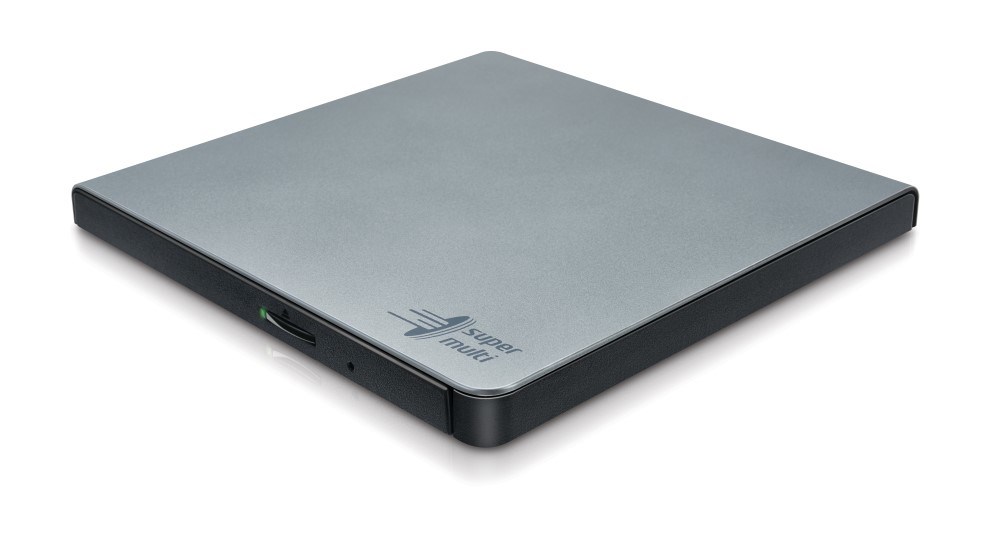 Hitachi-LG Slim Portable DVD-Writer optická disková jednotka DVD±RW Stříbrná