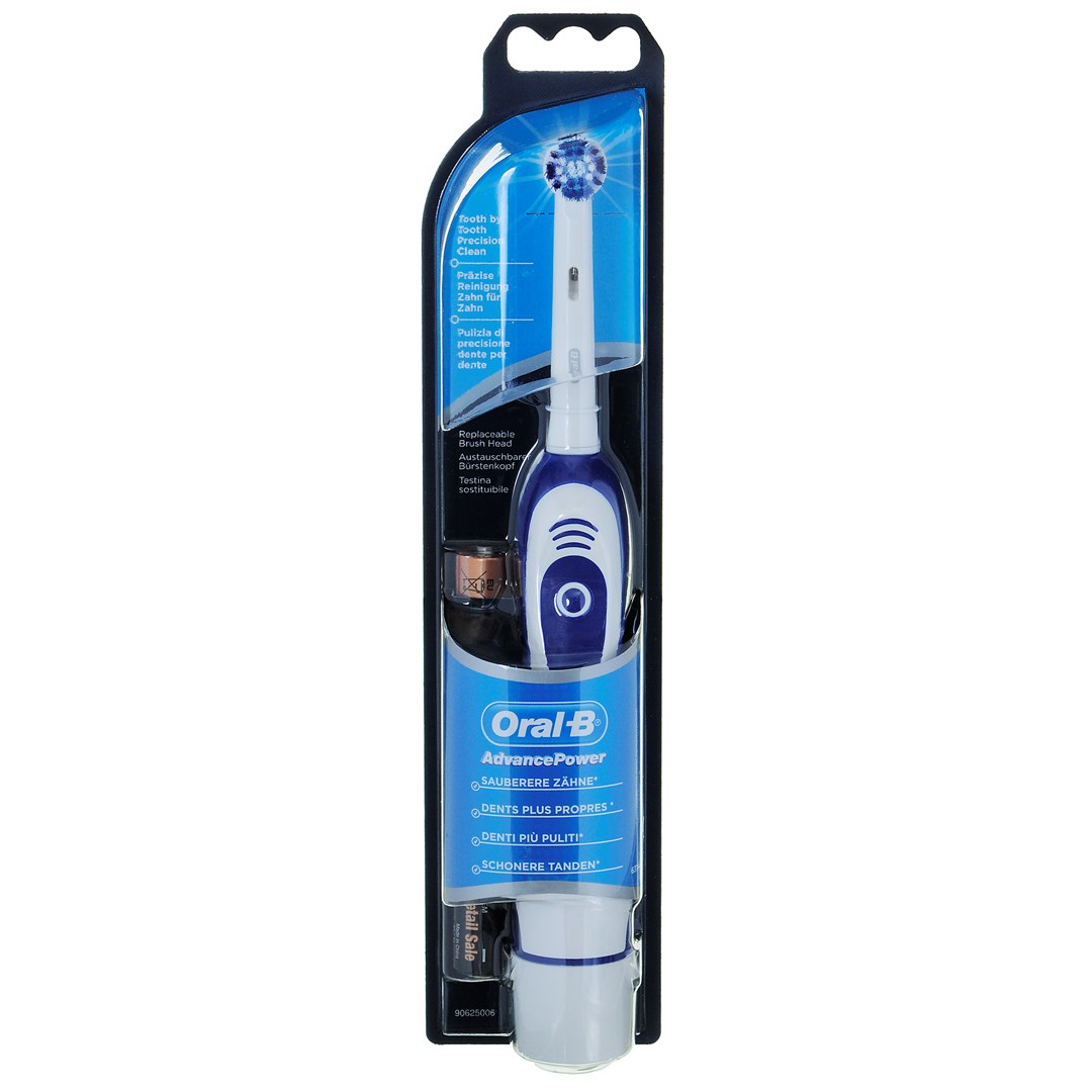 Oral-B AdvancePower Dospělý Oscilačně rotační kartáček Modrá, Bílá