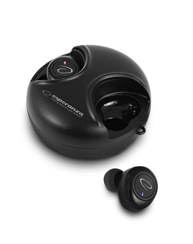 Esperanza EH228K Sluchátka do uší Bluetooth TWS Black