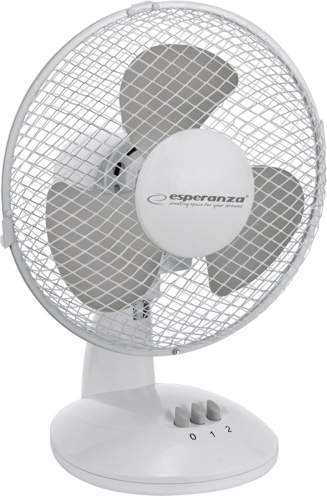 Stolní ventilátor 9" Esperanza EHF004WE ZEPHYR Bílý a šedý