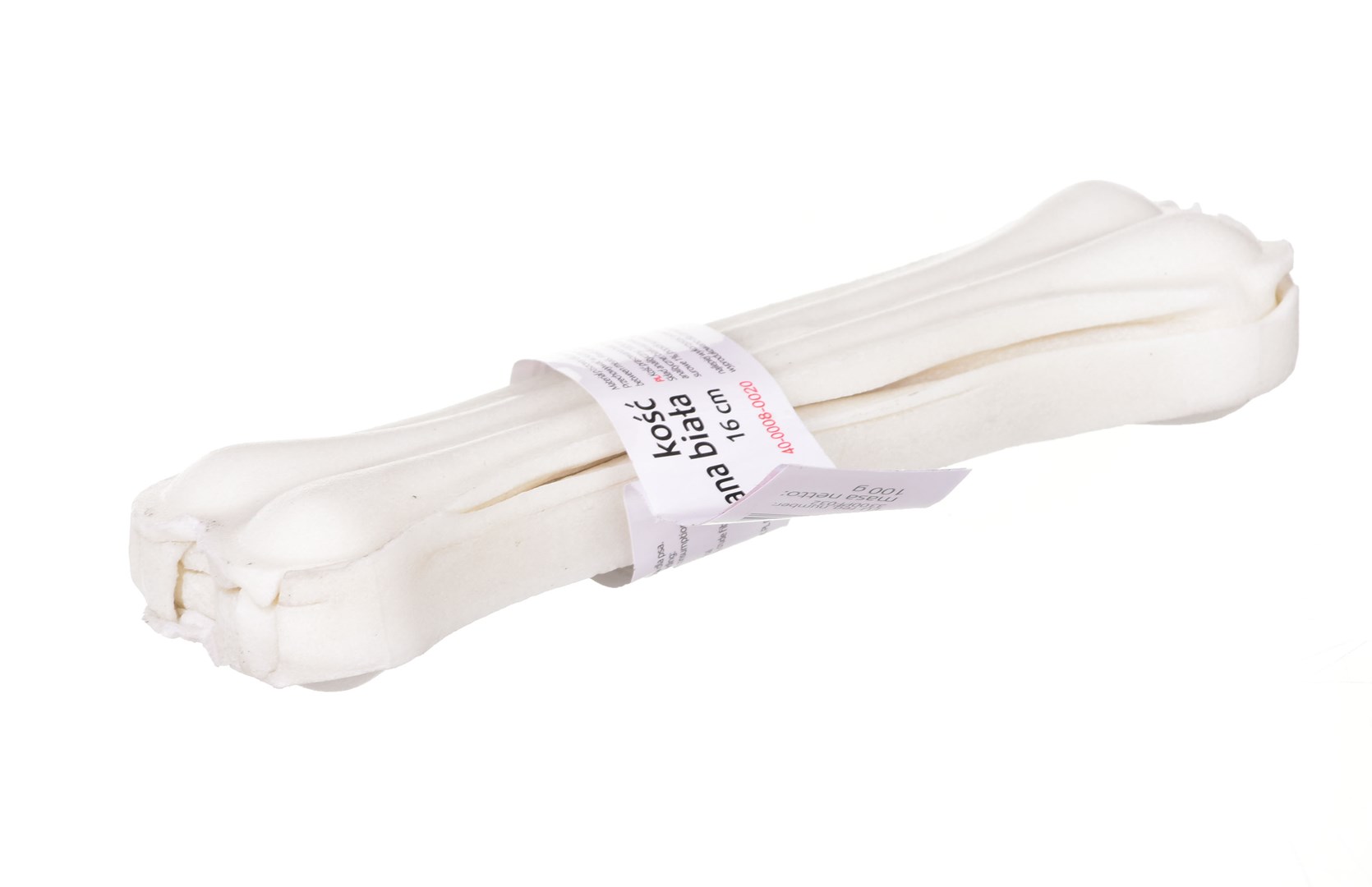 MACED Bílá lisovaná kost - žvýkací kost pro psy - 16 cm