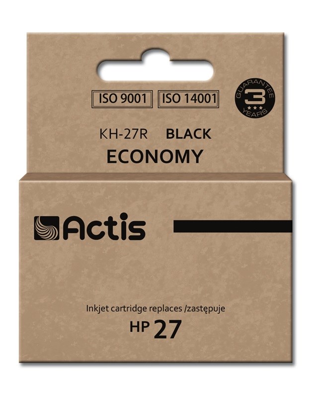 Actis Inkoust KH-27R (náhradní inkoust HP 27 C8727A; standardní; 20 ml; černý)