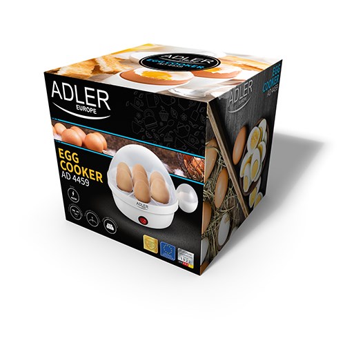 Adler AD4459 vařič vajec 7 vajec 450 W Bílá