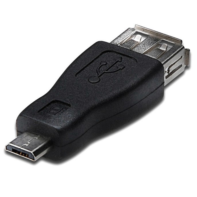 Akyga AK-AD-08 kabelová redukce USB USB type micro-B Černá