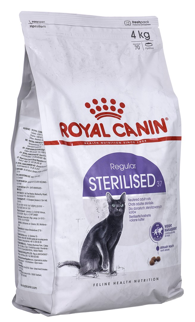 Royal Canin Sterilised 37 suché krmivo pro kočky Dospělý 4 kg
