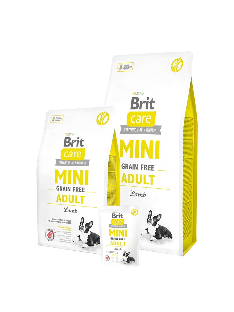 Brit Care Mini Grain Free Adult 2 kg Jehněcí