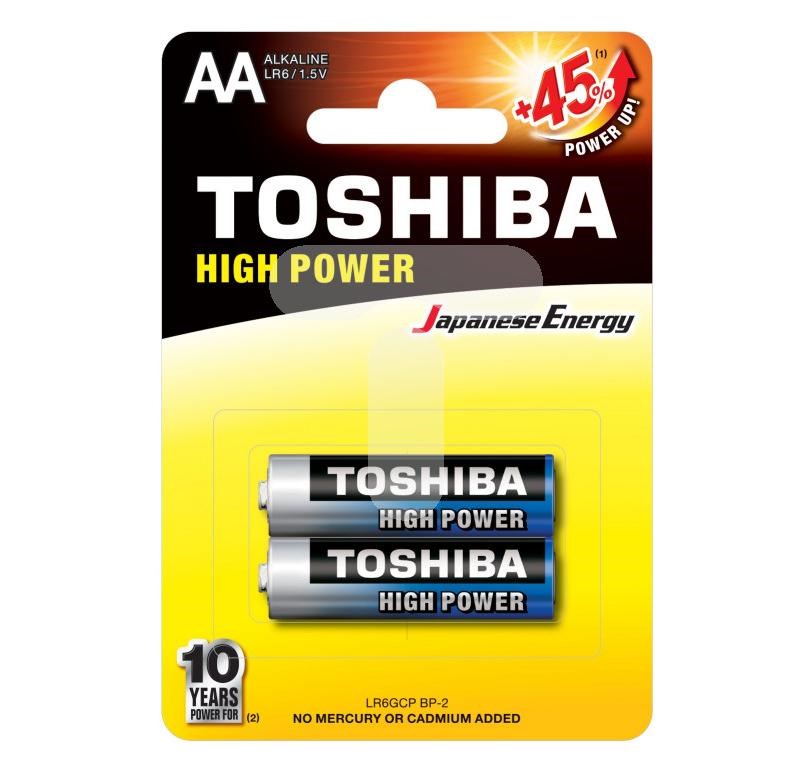 Alkaline battery Toshiba LR6GCP BP-2 (2 pcs)