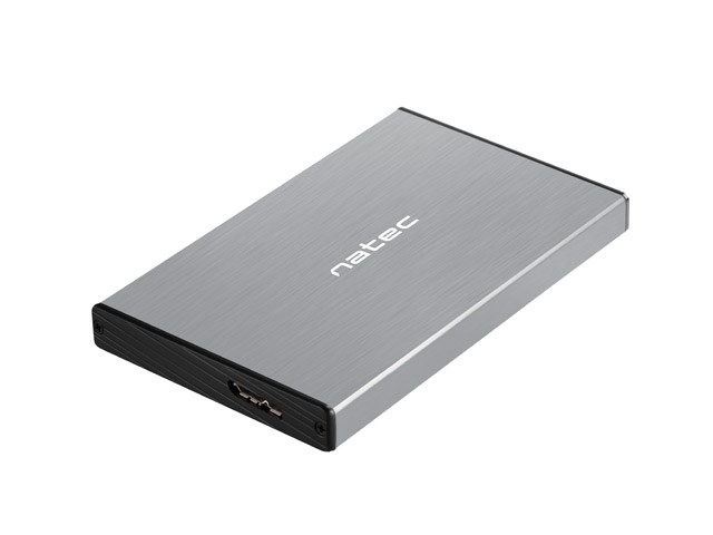 NATEC HDD ENCLOSURE RHINO GO (USB 3.0, 2.5", GREY)