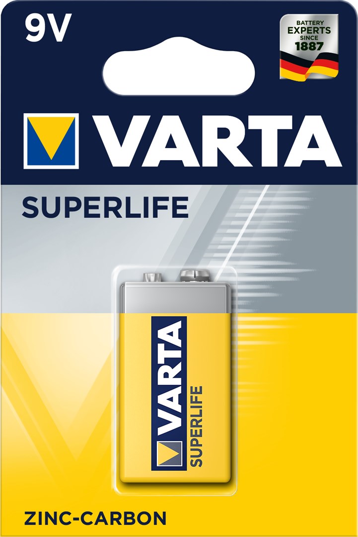 Varta Superlife 9V 6F22 1ks 2022101411