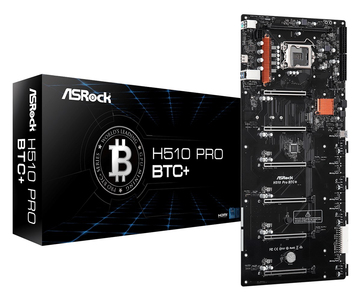 Asrock H510 Pro BTC+ Intel H510 LGA 1200