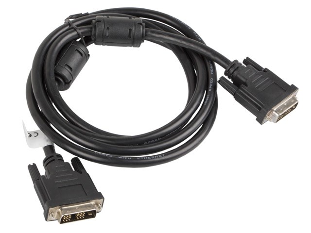 Lanberg CA-DVIS-10CC-0018-BK DVI kabel 1,8 m DVI-D Černá