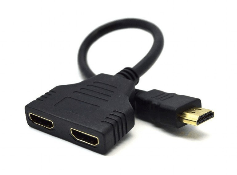 Gembird DSP-2PH4-04 HDMI kabel HDMI Typ A (standardní) 2 x HDMI Type A (Standard) Černá