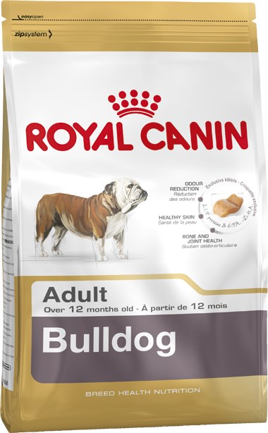 Royal Canin Bulldog Adult 12 kg Drůbež, Rýže