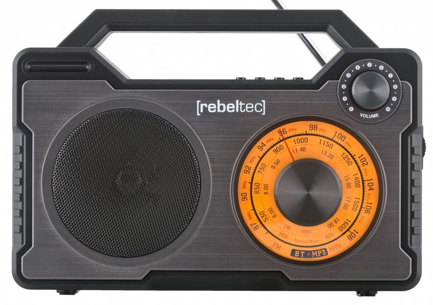Rebeltec RODOS Přenosný Bluetooth reproduktor FM rádio 10W RMS