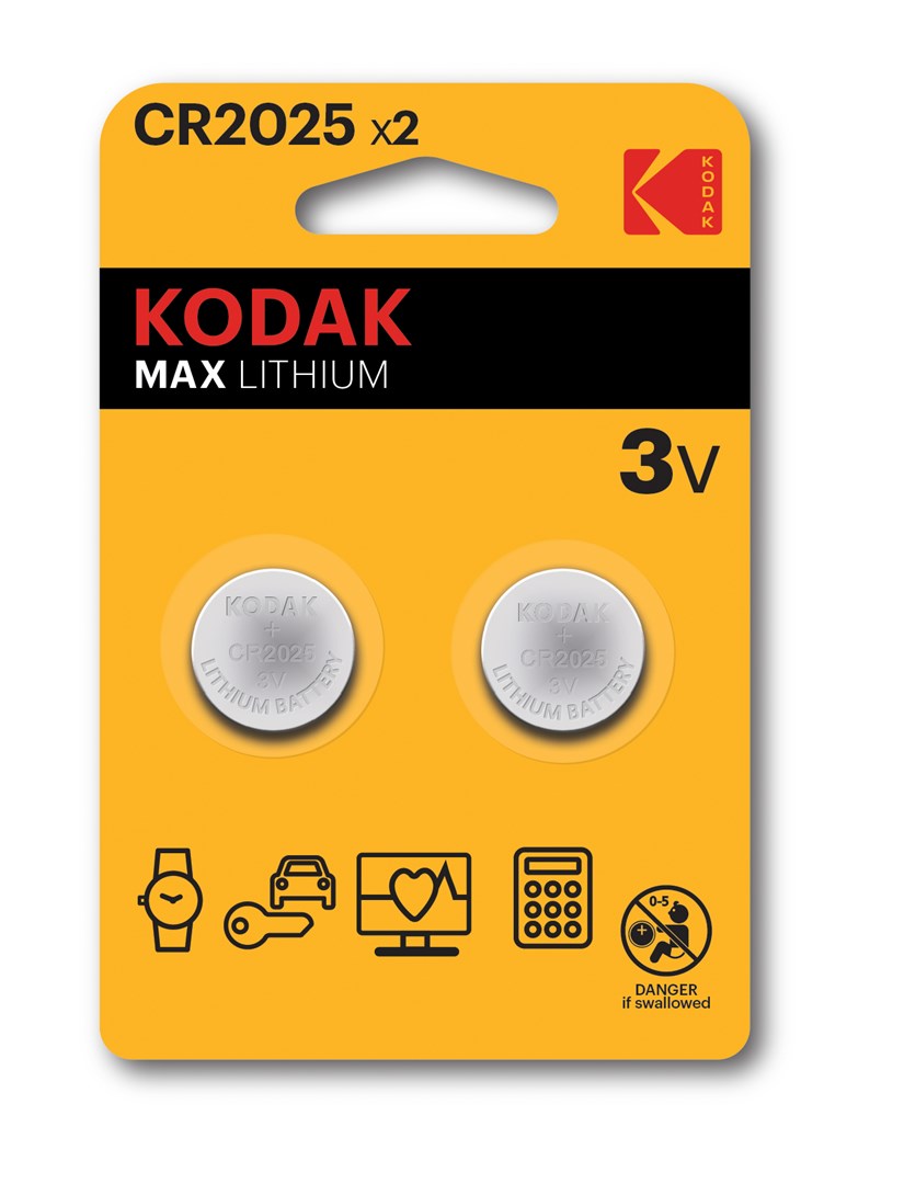 Kodak CR2025 Baterie na jedno použití Lithium