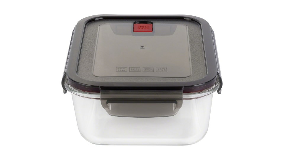 ZWILLING 39506-002-0 skaldovací nádoba na potraviny Obdélníkový Krabice 1,4 l Černá, Průhledná 1 kusů