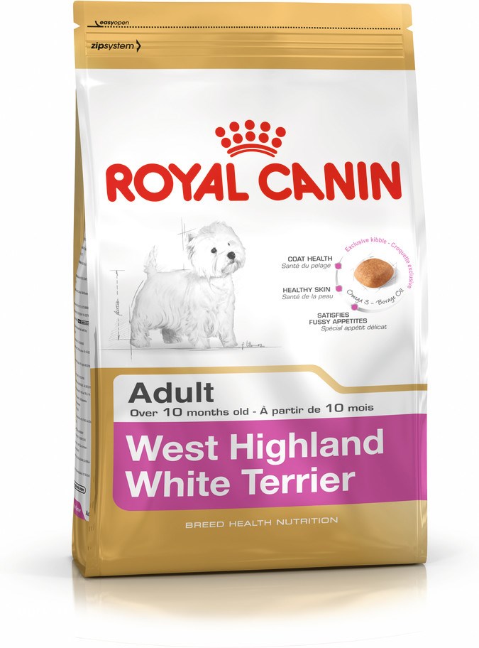 Royal Canin West Highland White Terrier Adult 1,5 kg Kukuřice, Drůbež