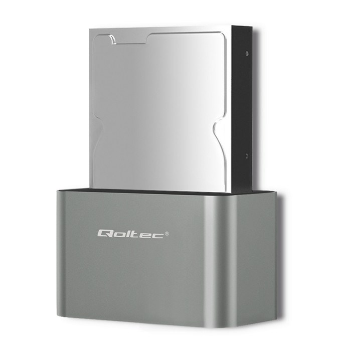 Qoltec 50315 Dokovací stanice HDD / SSD | 2,5 "/ 3,5" SATA | USB 3.0